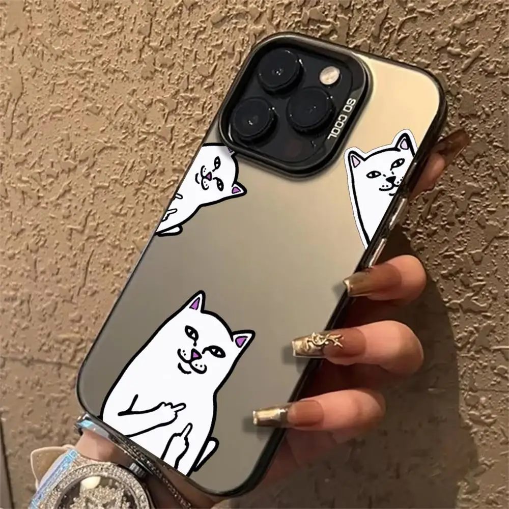 

Чехол для телефона с забавным кошачьим узором подходит для iPhone 17, 16, 14, 13, 12, 11 Pro Max, противоударный и защитный чехол от отпечатков пальцев.