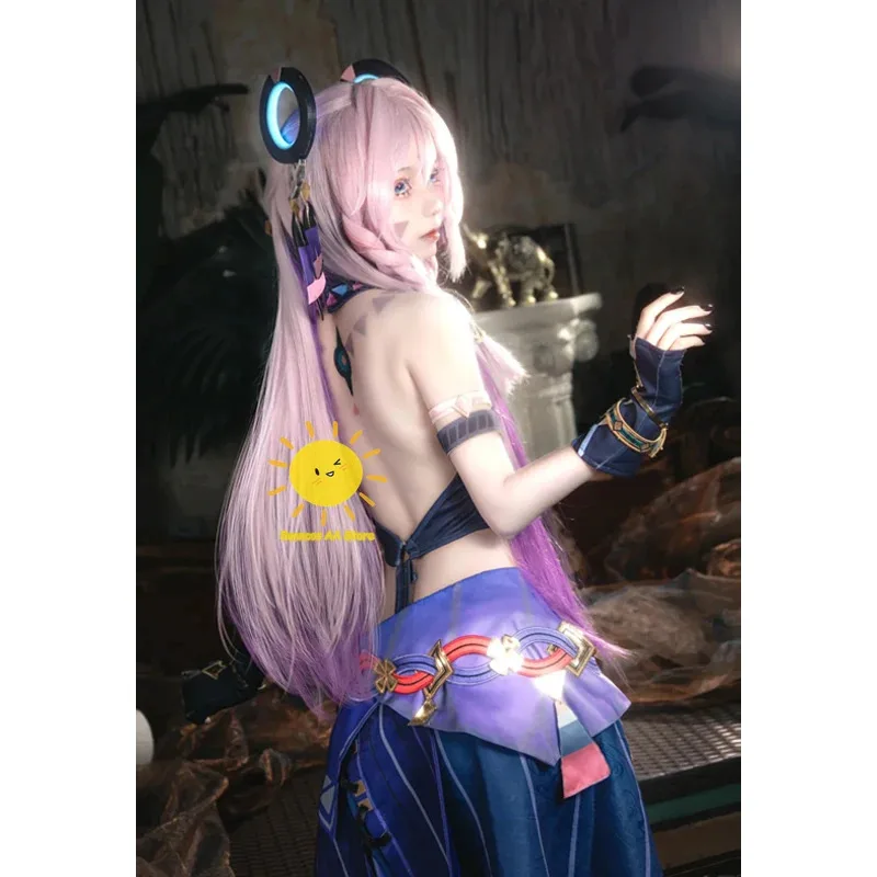 

qq023Game Costume Genshin Impact Cosplay Full Set Suits Outfis Citlali Accessories Halloween Carnival Cos Adult