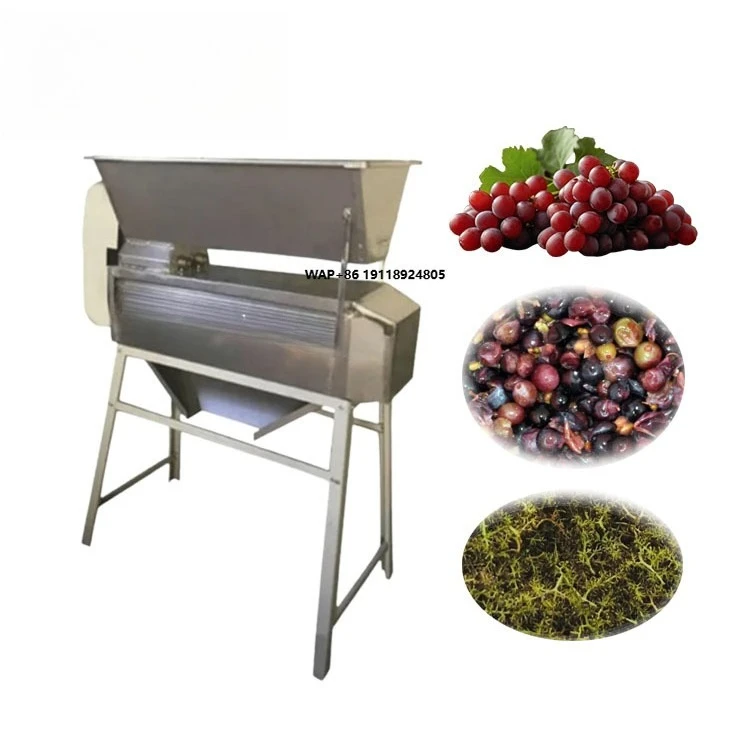 1000kg Grape Crusher Destemmer Grape Stemming Machine Grape Crushing Stem Separator Destemming Machine