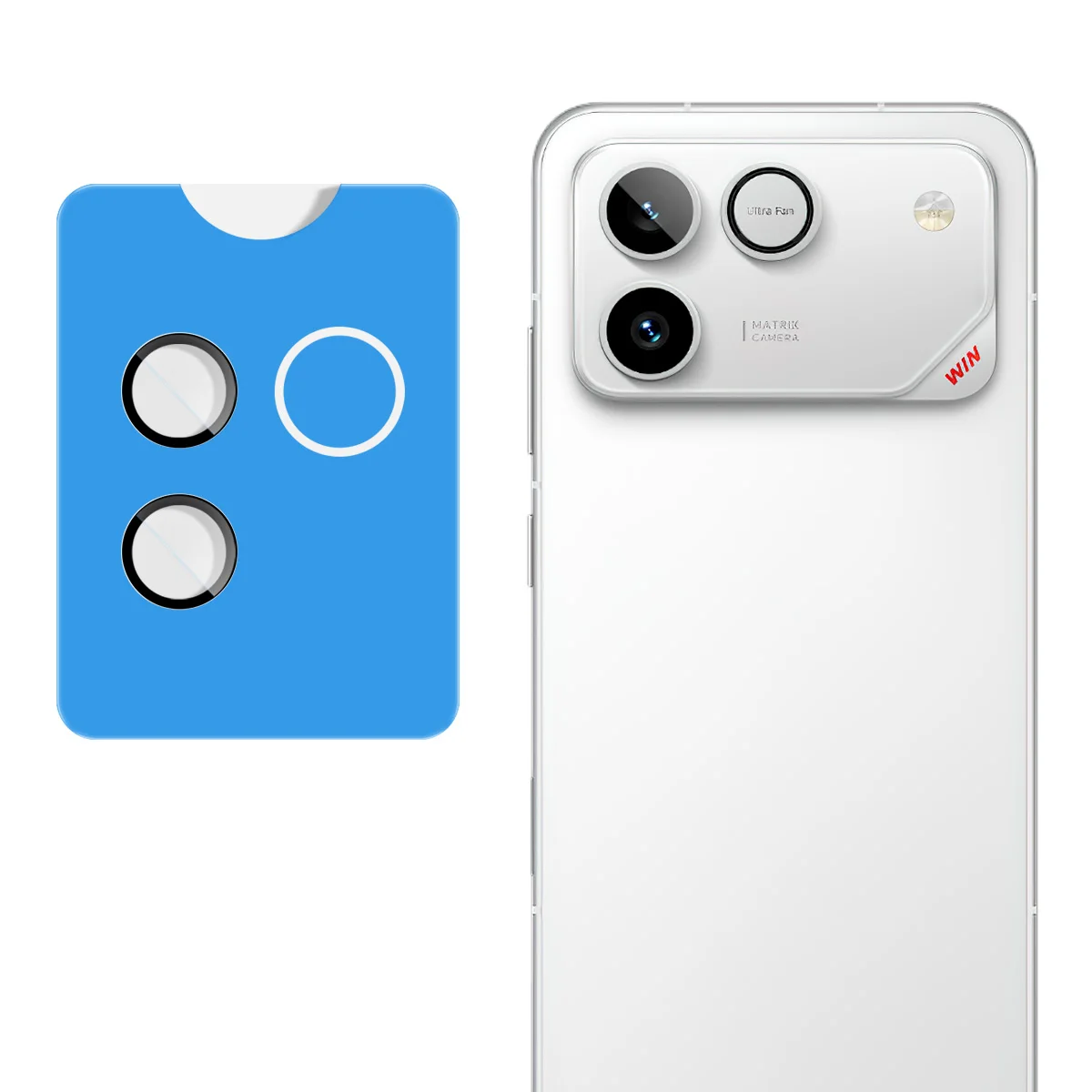 

IMAK Lens Glass for Honor WIN RT Power 2 5G Camera Protector Film Self-positioning