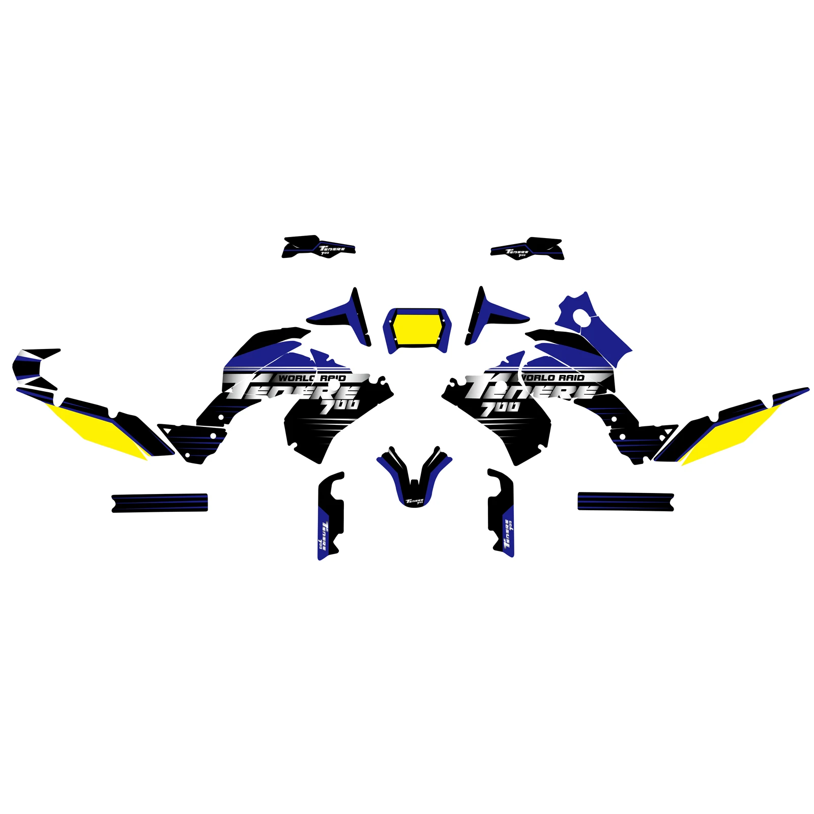 

Для Yamaha Tenere 700 наклейки мотоциклетные виниловые наклейки на кузов графические наклейки для Yamaha Tenere 700 T700 XTZ700 2019-2023