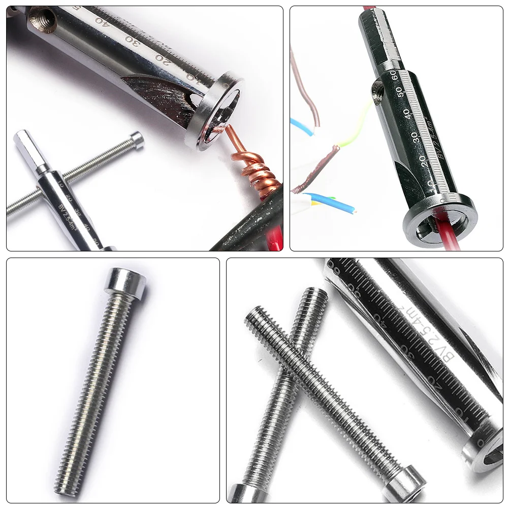 

1Set Electrical Wiring Tool Alloy Connector For Fast Wire Twisting Stripping Handle Wire Efficient Durable Merger Home