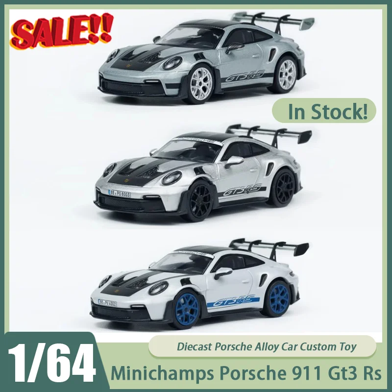 

Новые в наличии миниchamps 1:64 Porsche 911 GT3 Rs автомобильный сплав миниатюрные литые под давлением минифункции Porsche украшения игрушка на заказ детский подарок