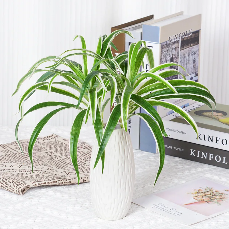 

Chlorophytum branch simulation plants artificial flower arrangement DIY wedding party decoration photography prop flowers