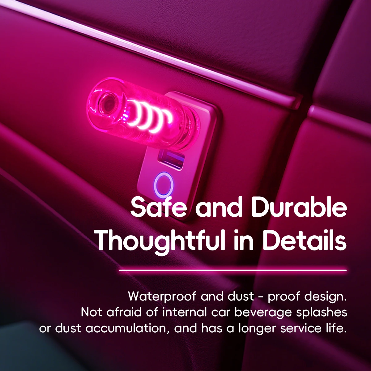 USB Night Light 5V Plug and Play Glass Bottle Multicolor Decorative Atmosphere Light Spiral Neon Interior Light Universal