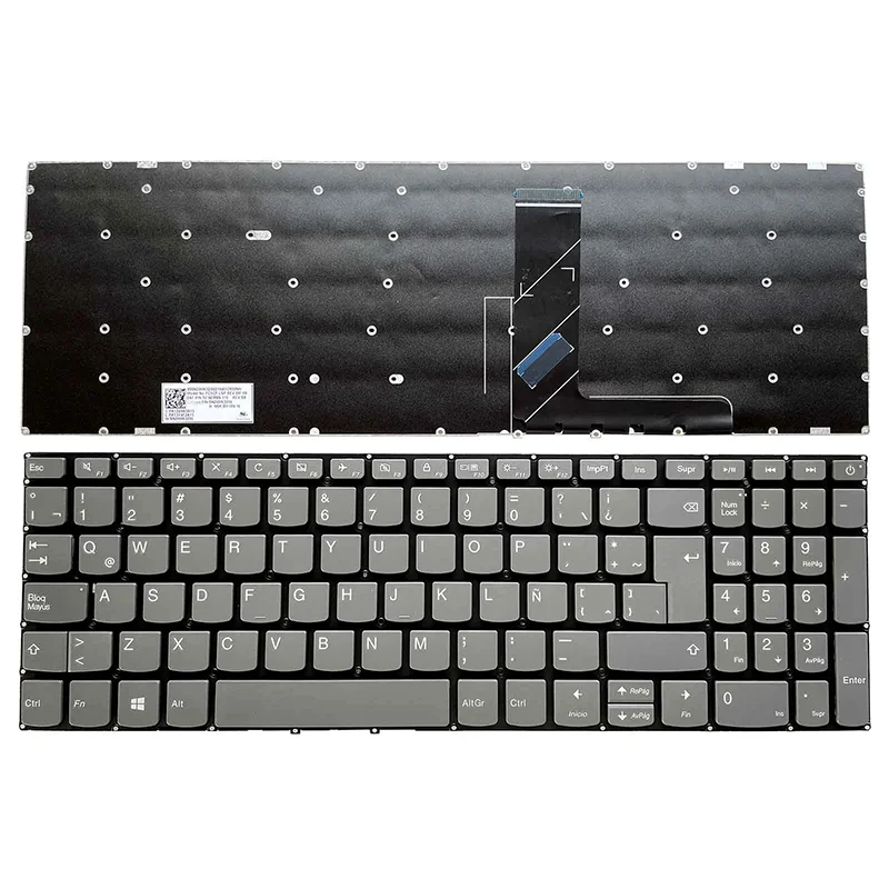 Teclado latino espanhol para Lenovo IdeaPad L340-15 L340-15IRH L340-15IWL Teclado