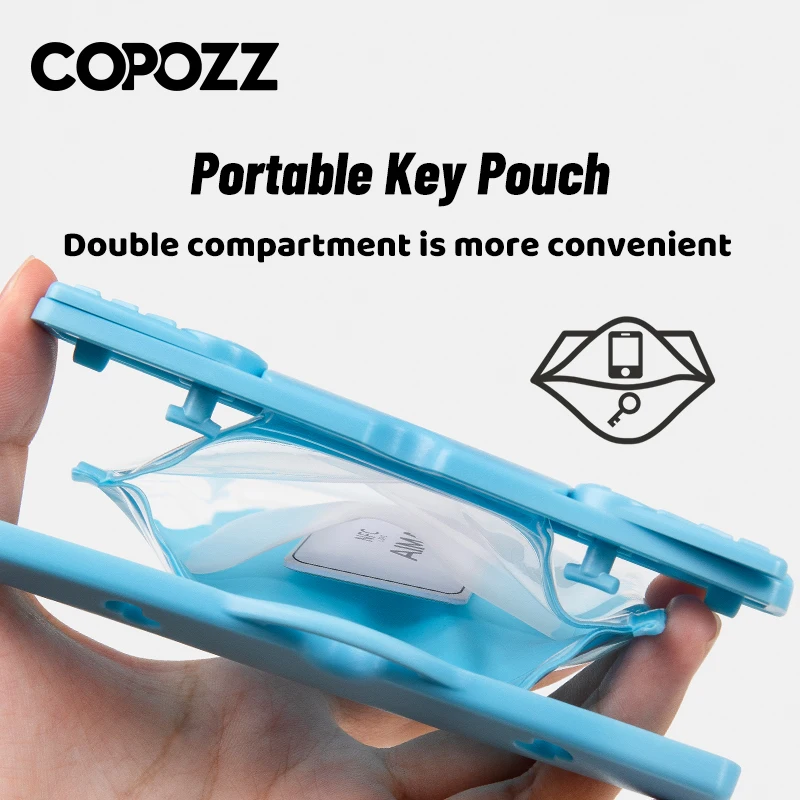 Copozz versão atualizada universal capa de telefone à prova d\'água para iphone xiaomi samsung capa subaquática capa de telefone móvel coque