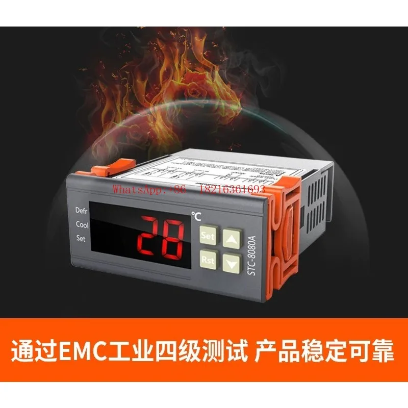 STC-9200A EK-3030 Refrigeration Thermostat, Cold Storage Freezer Defrosting Fan Digital Display Temperature Controller view 2