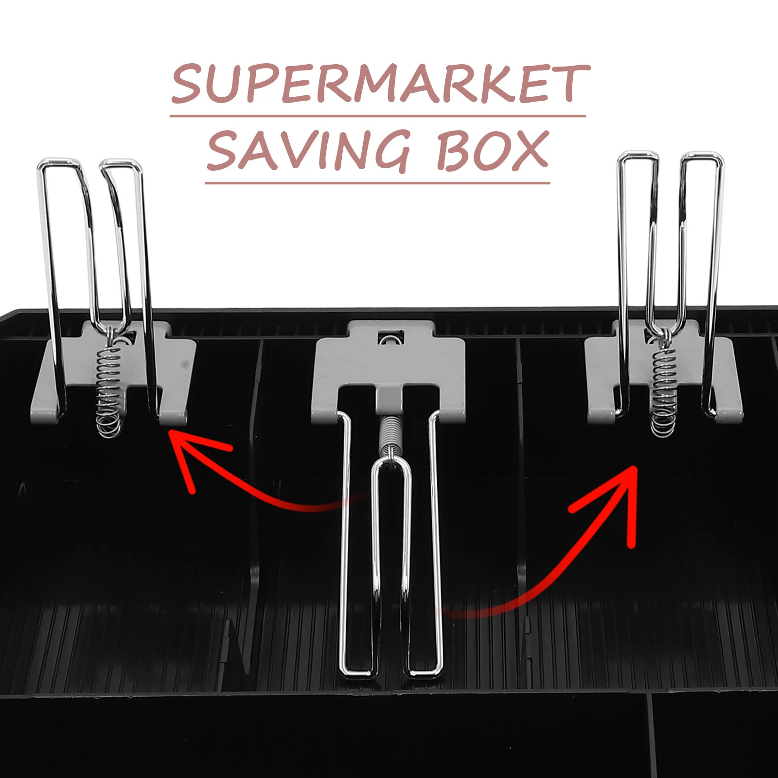 Pcs Cash Tray 3 Bill 3 Coin Compartments Cashier Box For Shop Supermarket Store Cash Register Organizer Money Storage Drawer