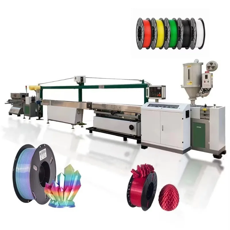 3D Printing Filament Maker Plastic Filament Extrusion Line Factory Scale Continuous Production Single Screw PEEK PC Filament
