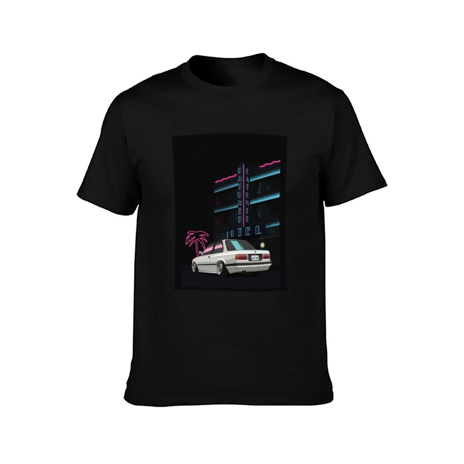 HOTLINE T-Shirt Casual Everyday Short Sleeve T-Shirt