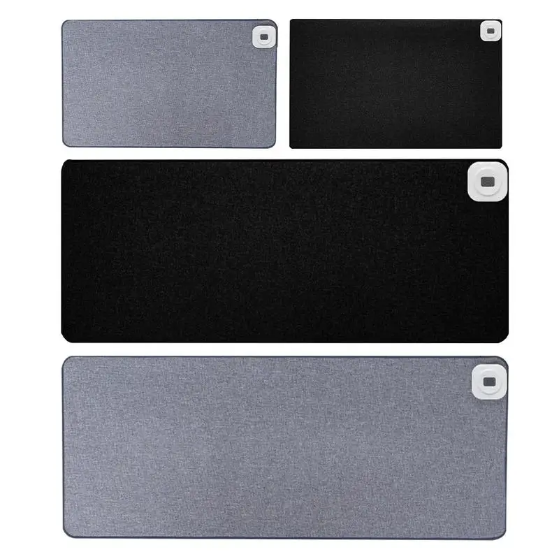 Electric Heated Desk Mat Adjustable Temperature Heating Table Mat USB Heated Mat Thermostatically Digital Display Warm Desk Mat