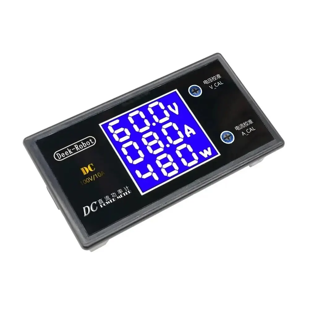 LCD Digital Voltmeter Ammeter Wattmeter Voltage Current Power Meter Volt Detector Tester Monitor DC 0 to 100V 10A 1000W