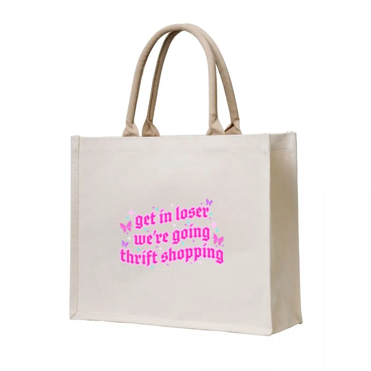 

get in loser Tote Bag tote bag women supermarket folding bag reusable shopping