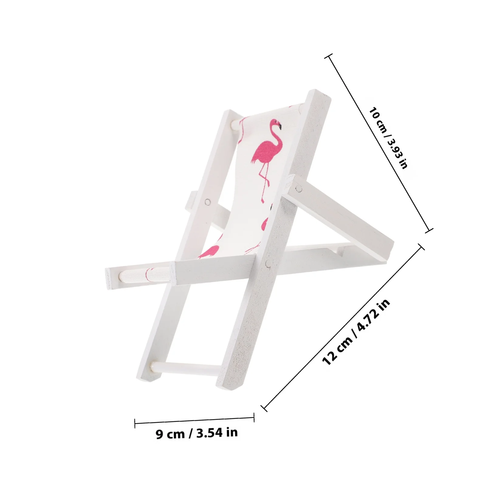 Decorazione Sedia da Spiaggia Stile Mediterraneo, Ornamento Artigianale in Legno per Casa, Ufficio, Studio, Decorazione d'Interni Romantica