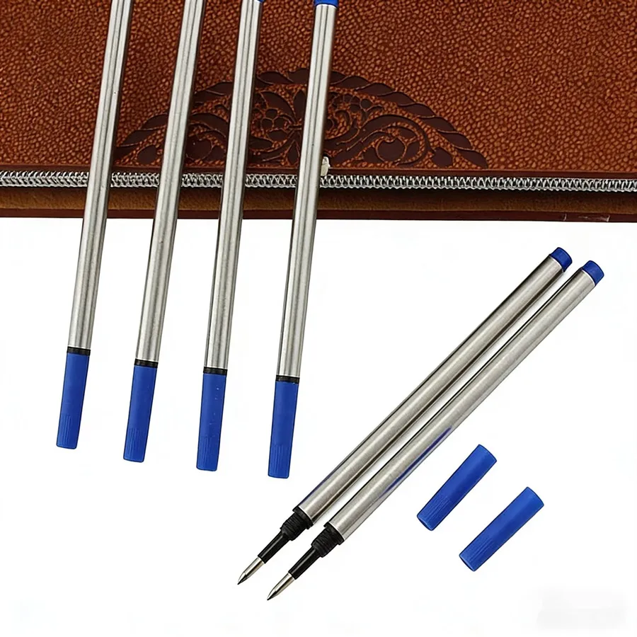 

Jinhao high quality 10pcs Black /blue Universal Ink Refill Rollerball Pen New