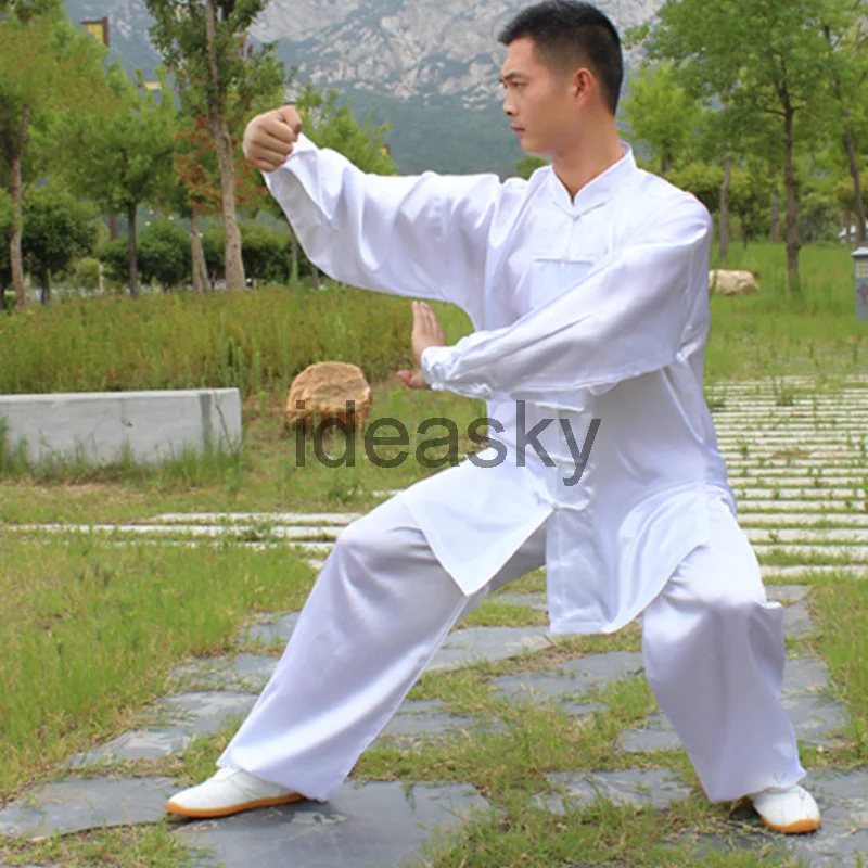 الصينية التقليدية شاو لين الكونغ فو Uniformes دي أرتيس Marciais الكونغ فو تاي تشي الملابس مجموعة تانغ تايجي الكونغ فو الدعاوى الرجال النساء #2