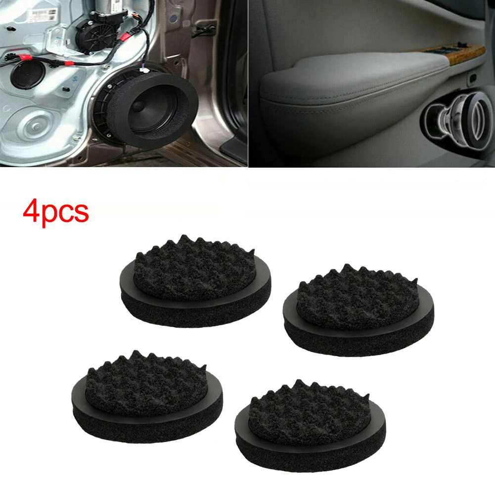 4pcs Automotive Sound Deadener Insulation Ring Universal 6.5