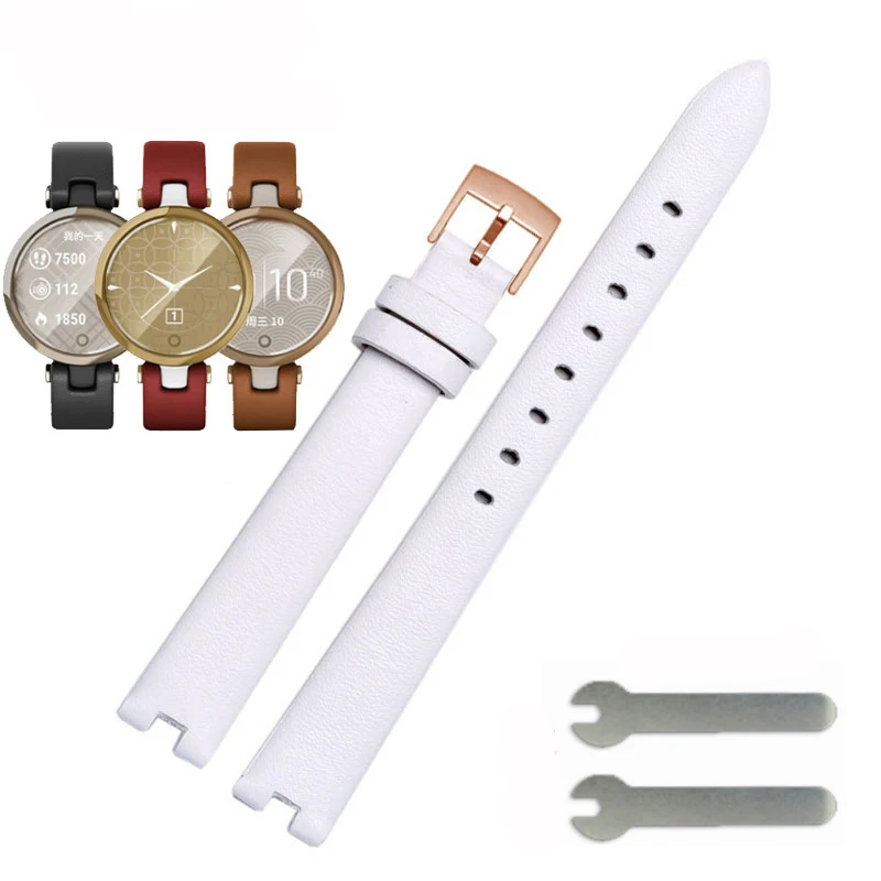 Bracelet cuir pour Garmin Lily 14 mm sport