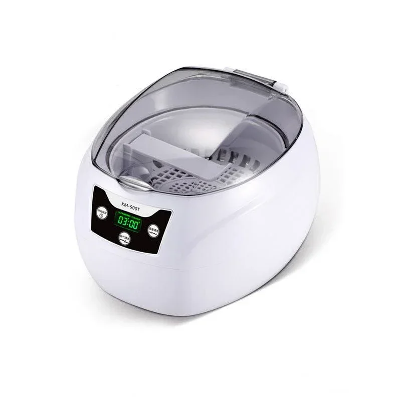 42KHz Household Ultrasonic Cleaner Ultrasonic Glasses Circuit Board Cleaner Dentures Watch Jewelry Cleaner KM-900T