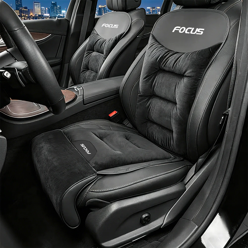 

For Ford Focus Flannel Car Seat Cushion Extended Leg Support Rear Seat Back Pad Driving Comfort & Seat Protection Cover