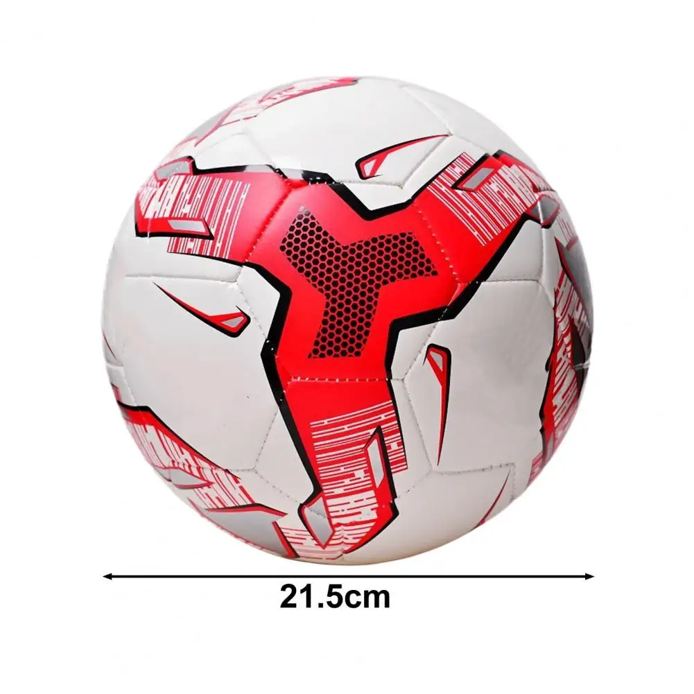 

Reliable Sturdy Football Vibrant Size 5 Soccer Ball for School Training Wear-resistant Explosion-proof Football for Students