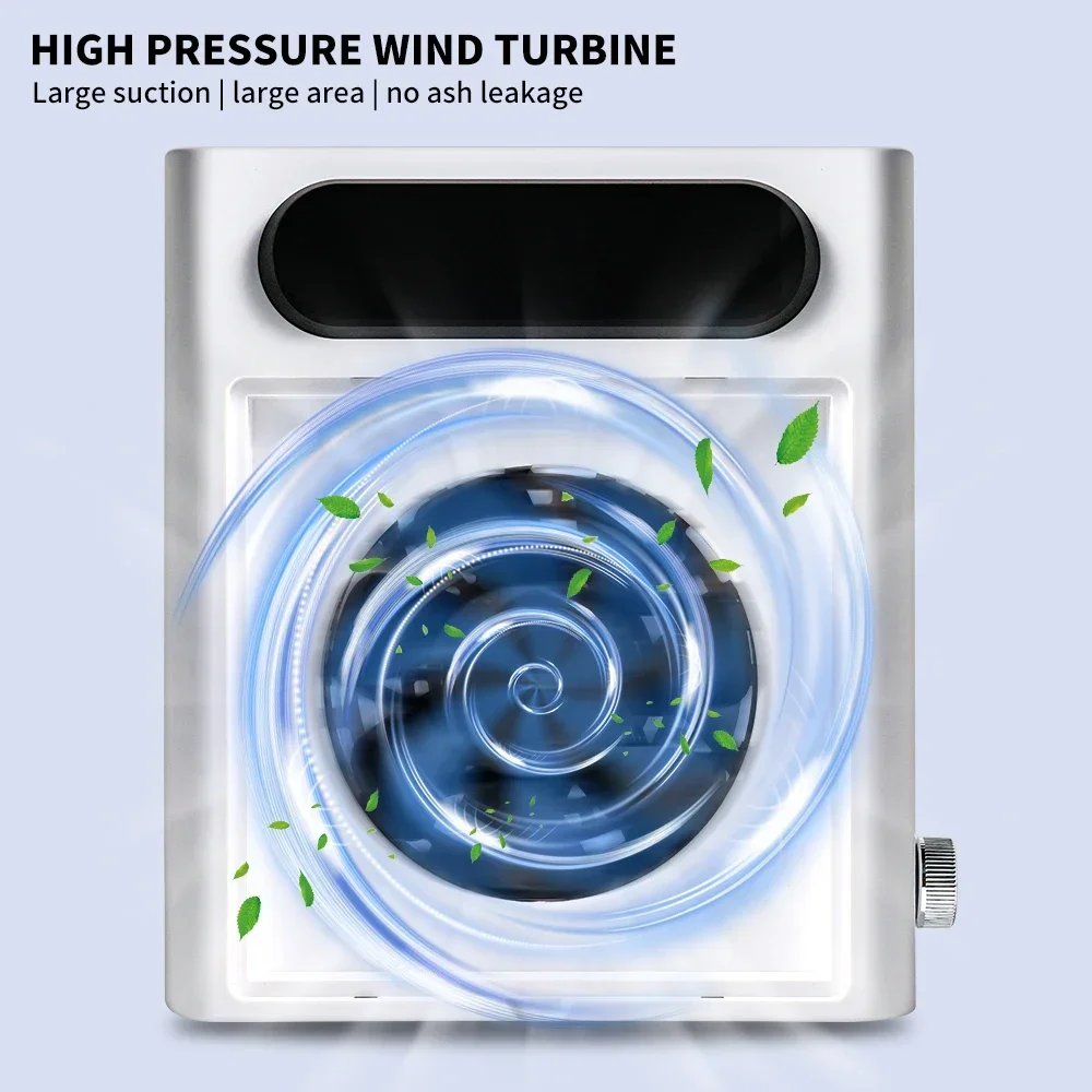 

Powerful Nail Dust Collector Strong Suction Nail Vacuum Cleaner for Nails Acrylic Professional Manicure Dust Low Noise Collector