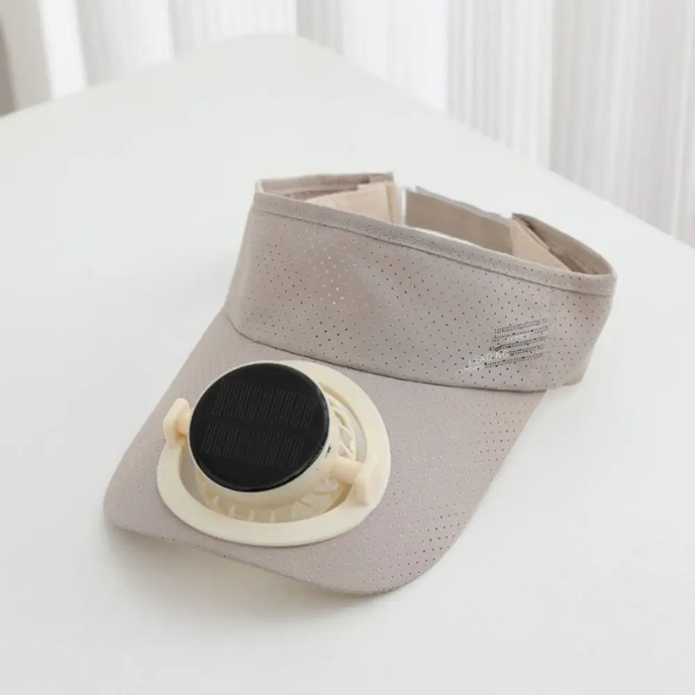 Schnell trocknender Sonnenhut mit Solarventilator, 300/600 mA, USB-Aufladung, Unisex-Sonnenhut, verstellbar, UV-Schutz, Baseballkappe, Sommer, Outdoor – Detail 8