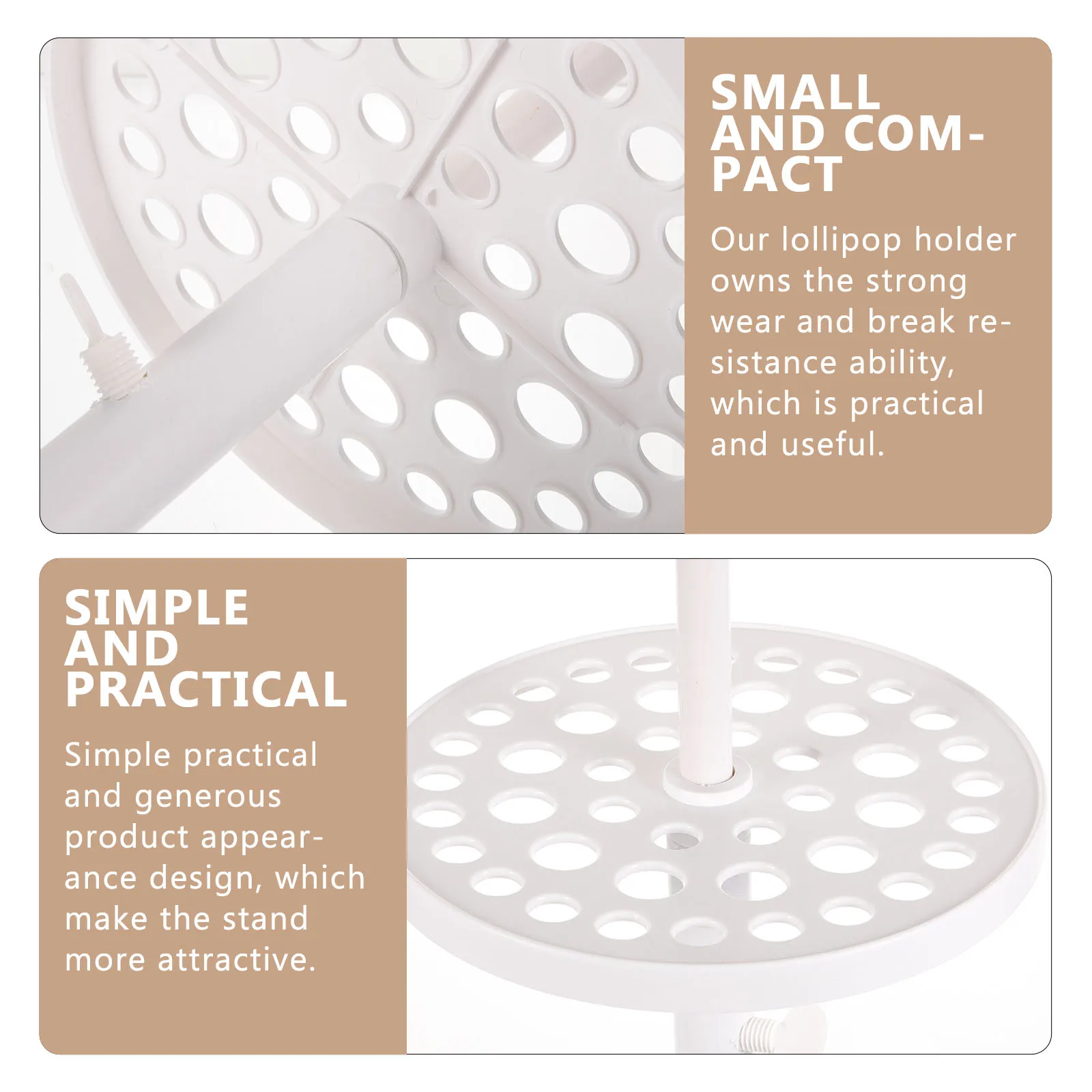 حامل المصاصة حامل عرض الحلوى متعدد الطبقات رف الطاولة لكعكة الملوثات العضوية الثابتة تجفيف حفل زفاف مخزن الديكور المطبخ #1