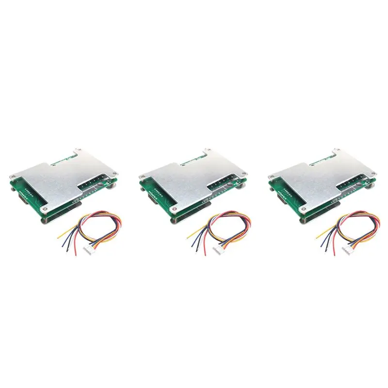 

Плата защиты литий-железофосфатных аккумуляторов AS62 3X 4S 12V 120A 3.2V BMS с балансировочной платой для питания