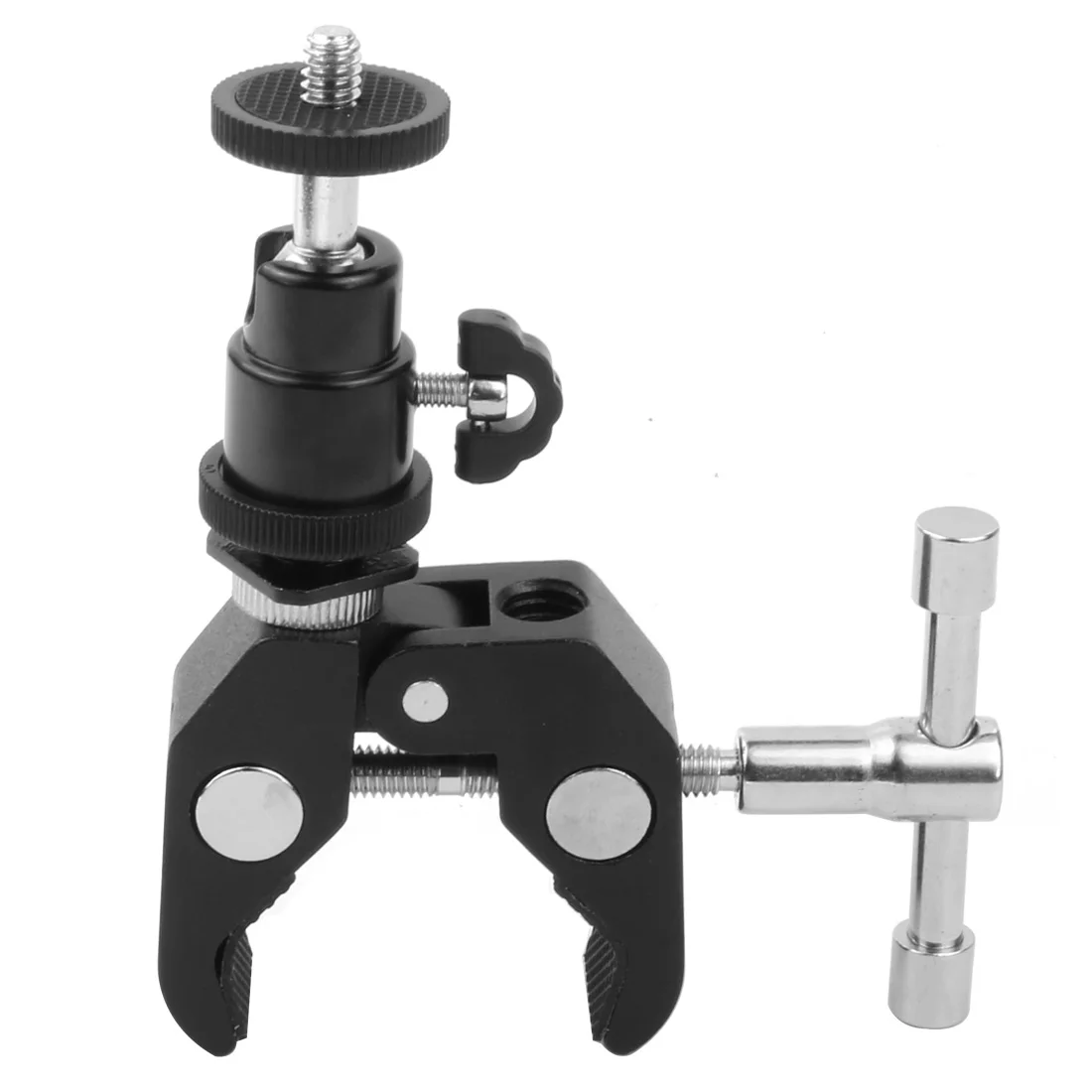 Super Clamp Mount Halter mit Stativ Kugelkopf Adapter für Gopro für Insta360 DSLR Monitor LED Blitzlicht Kamera Röhren halterung – Detail 22