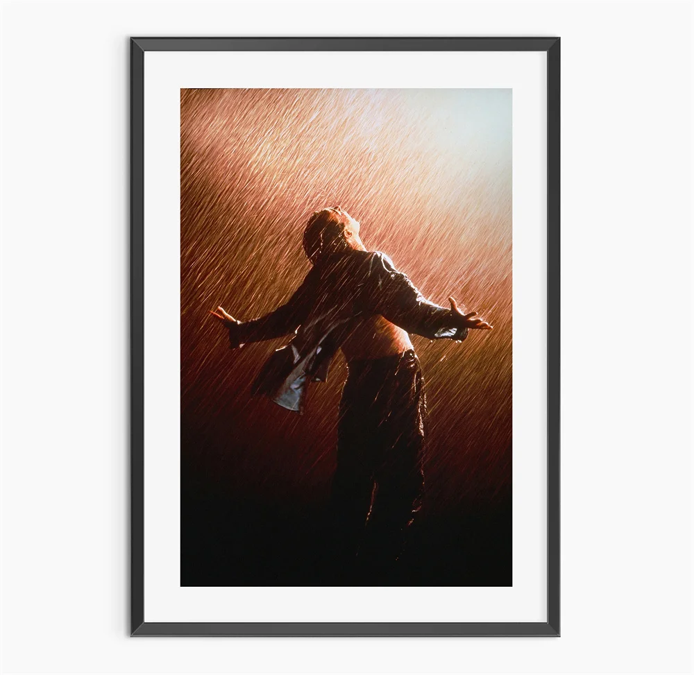 الفيلم الكلاسيكي شاشانك الفداء المشارك غرفة المنزل الديكور اللوحة قماش اللوحة غرفة الديكور #3