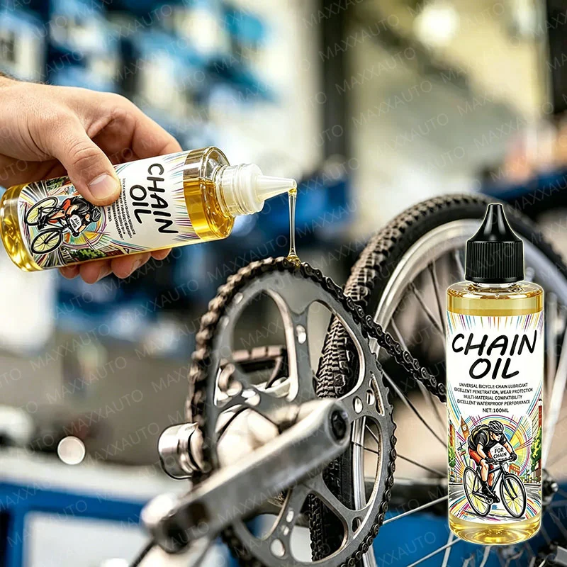 Bike Chain Oil Lubricant Efficient Gear Suitable for Bicycles, Motorcycles Door Locks Reduces Noise Reduces Friction Wear Care