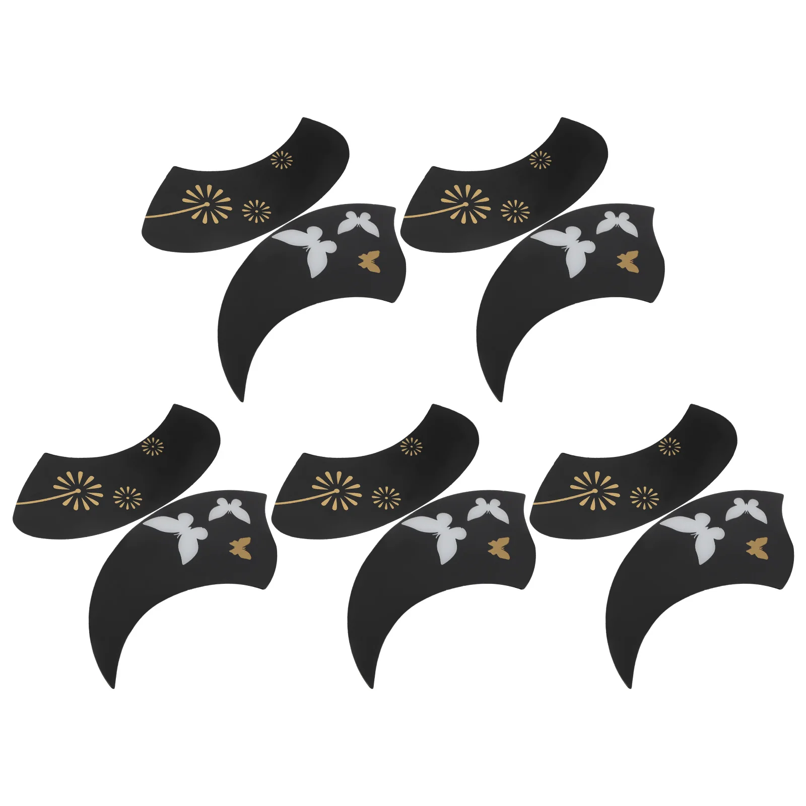 

10pcs Ukulele Guard Board Plastic Pick Guards Butterfly Dandelion Pattern Anti Scratch Accessories Musical Instruments Parts