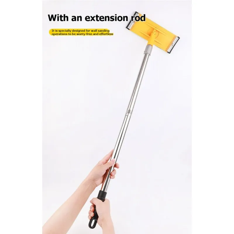【人気商品】万能サンドペーパーホルダー（サンドペーパー付き）-天井や壁の研磨用の伸縮式ロッド