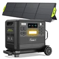 F2400 with Trolley+200W Solar Panel（black）