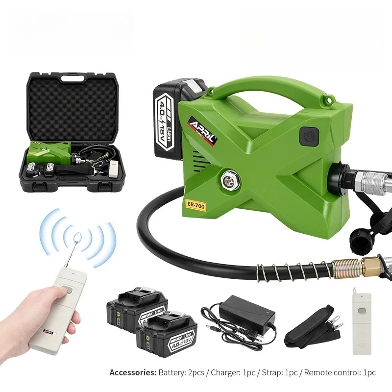 

New Arrival Mini Electric Battery Hydraulic Pump ER-700 Suitable for Outdoor High-altitude Working Remote Switch Control