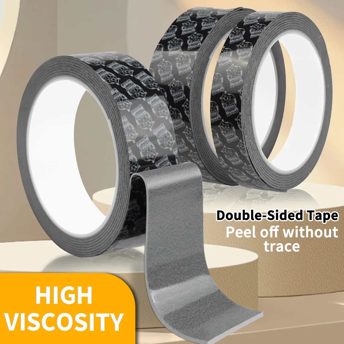 Double Sided Adhesive Tape, High Viscosity Car Fixed Adhesive, High Temperature Resistant, Waterproof No Marks,No Trace Adhesive