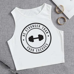Crossfit Fitness tank top aesthetic gothic cyber y2k crop top Female gothic hippie yk2 manga cropped tshirt