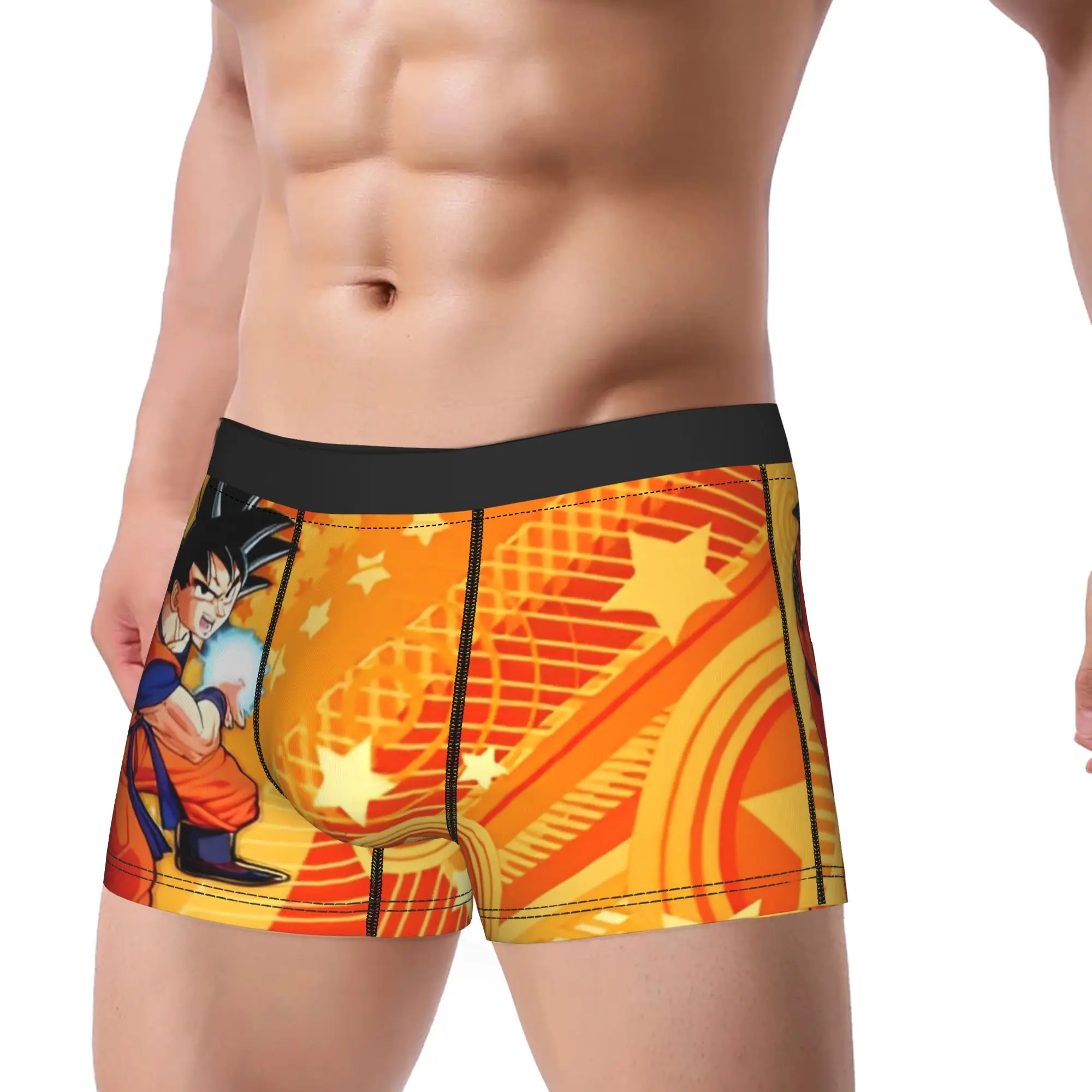 

Man Dragon Ball Z Goku DBZ Boxer Briefs Shorts Panties Polyester Underwear Male Humor S-XXL Underpants