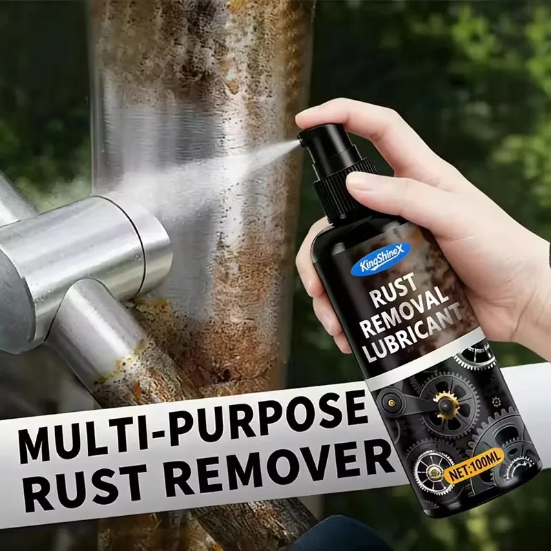 50/100mL Rust Remover Spray Quick Metal Iron Powder Stain Removal Car Rust Inhibitor Wheel Hub Care Agent