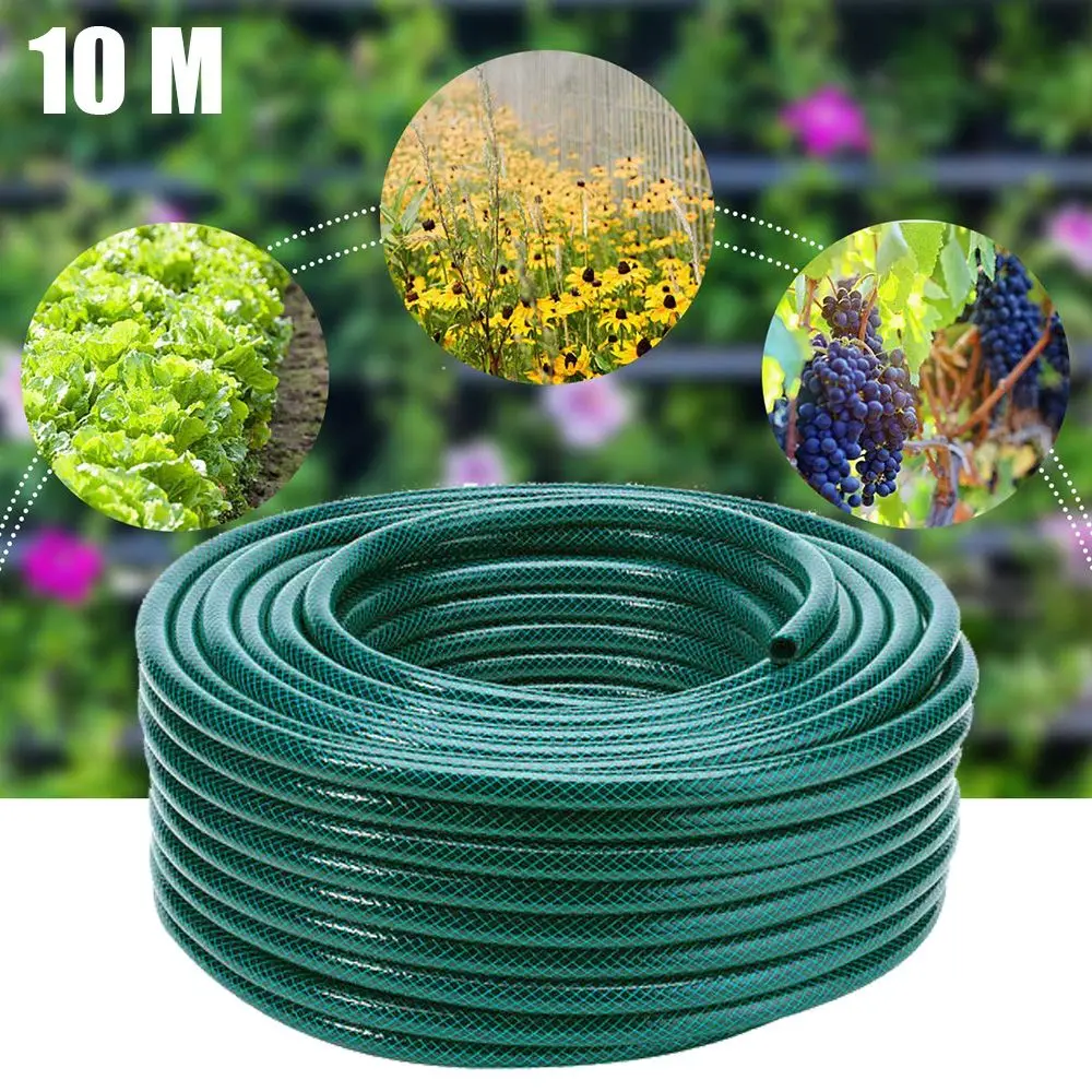 Watering Hose Green PVC Micro Drip Irrigation Tube Garden Hose Reel Pipe Plants Flower Sprinkler Pipe Irrigating System