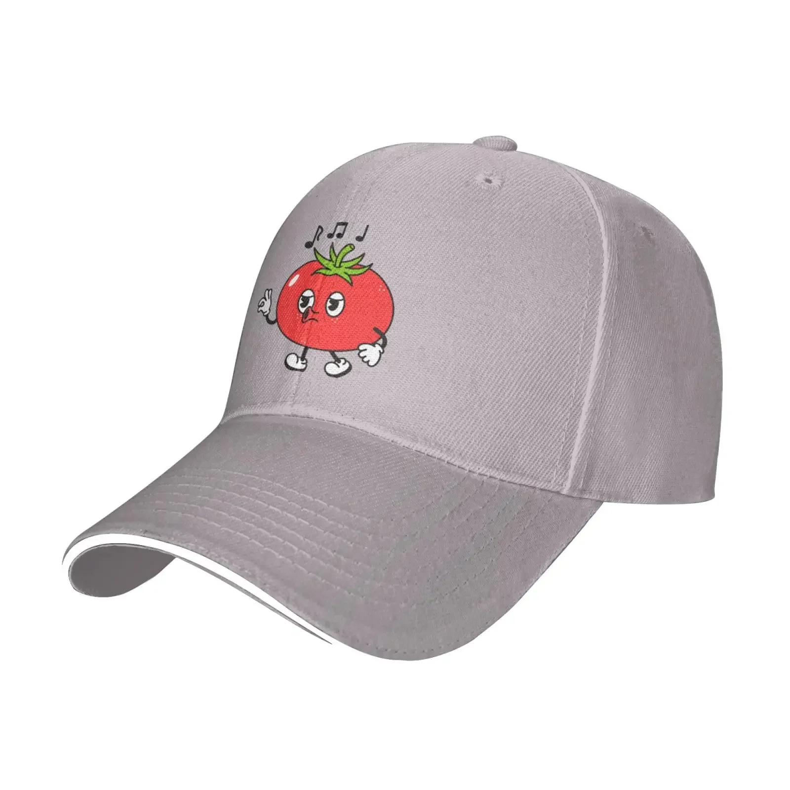 The Singing Tomato Baseball Cap Women Men Hats Adjustable Truck Driver Sun Hat for Man Woman