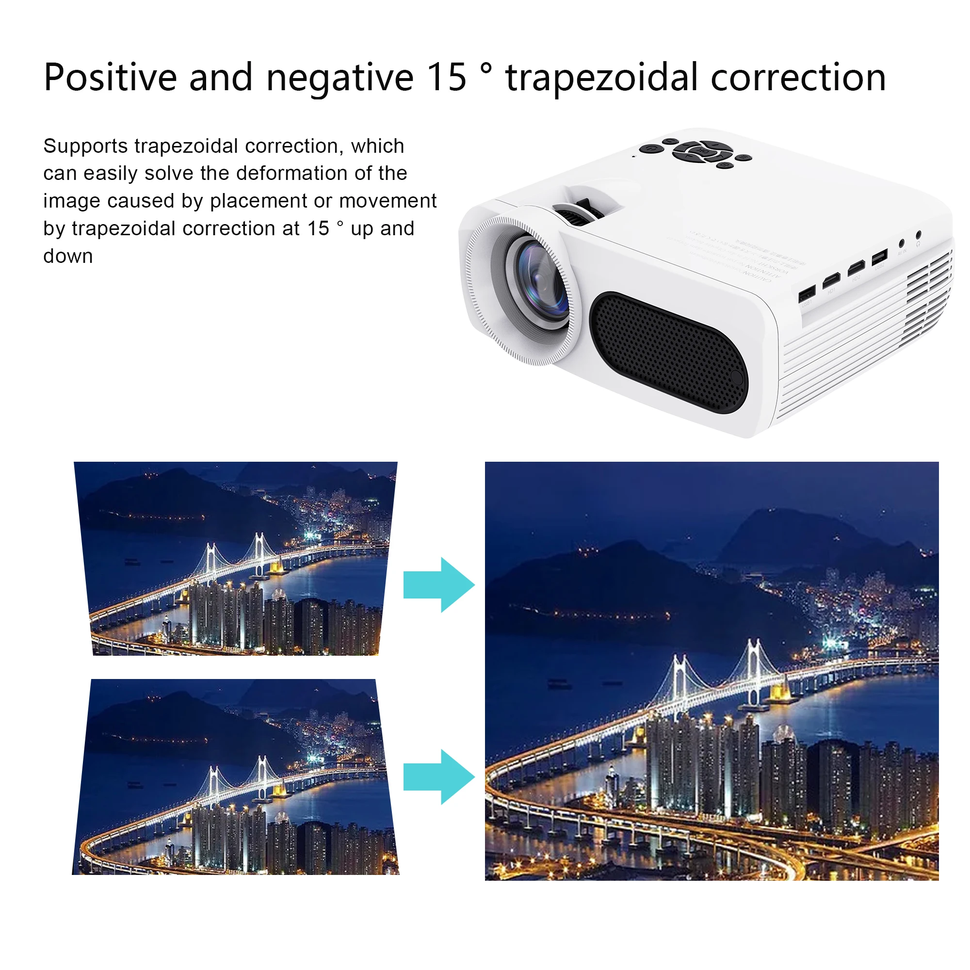 M7 Home Theater Projector Android 9.0 for 4K Projector WIFI6 BT4.1 300ANSI Support 8K 1920*1080 LED 3D HD Smart Beam Projector