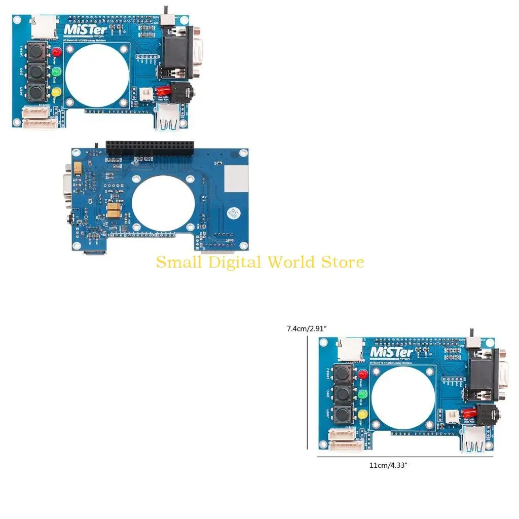 

77UB для платы Terasic DE10-Nano аналоговый видеовыход, порт VGA для FPGA, набор плат ввода-вывода 3,5 мм, замена