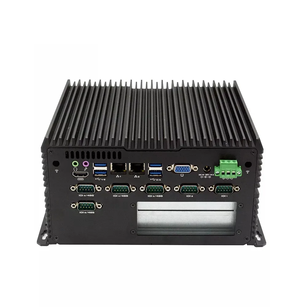 Imagem -04 - Mini Computador Industrial Fanless 3865u I56360u I7-6650u com Pci Usb Duplo Gigabit Lan com Hdmi Mini Computador Industrial