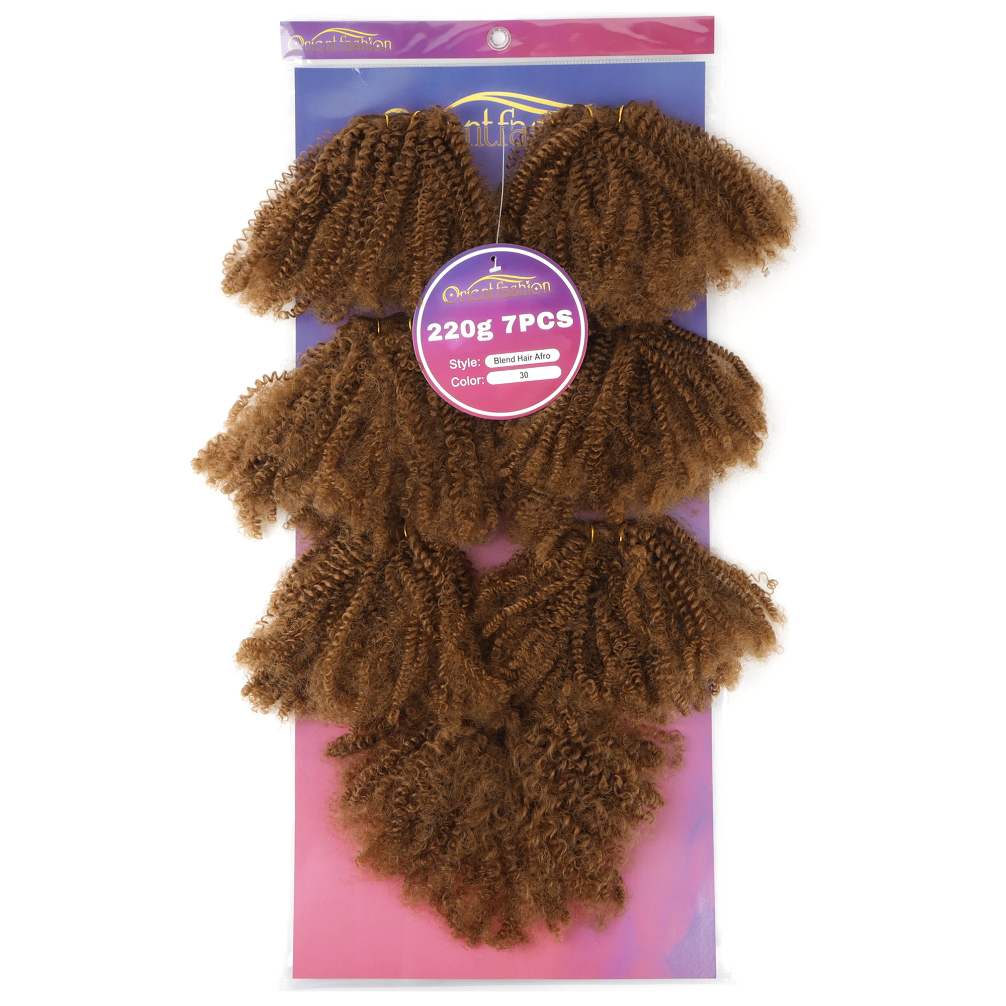 Soft Lightweight Afro Kinky Weft Blend Hair, One Bag