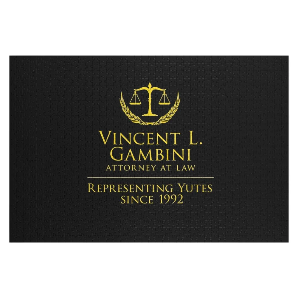 Vincent Gambini Gift, Representing Yutes, Fan Gift, My Cousin Vinny, Law Office of Vincent Gambini Jigsaw Puzzle