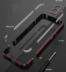 Bumper Phone Case For Nothing Phone 2 3a pro Metal Aluminum Frame Nothing Phone 1 Case Metal Lens Protective Film