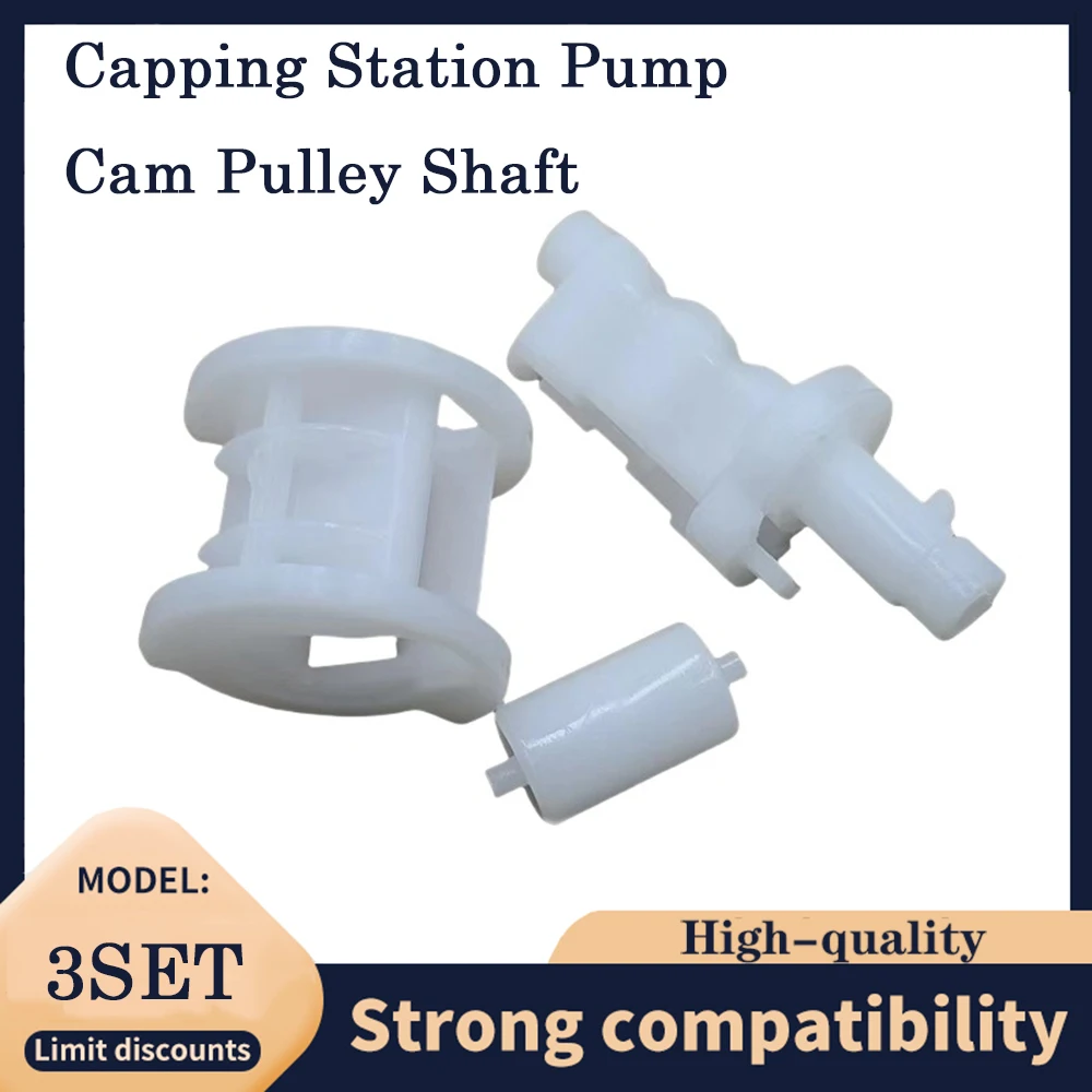 3SETS Capping Station Pump Cam Pulley Shaft for EPSON L3110 L4100 L4150 L4160 L4250 L4260 L4268 L4151 L4153 L4156 L4158 L4163